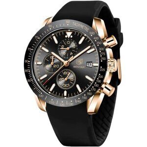 ⚡Men Analog Quartz Chronograph 30M Waterproof Luminous Big Face Watch Elegant